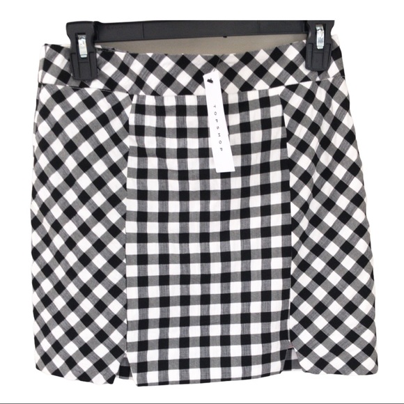 NWT TOPSHOP | Gingham Miniskirt - Picture 2 of 2